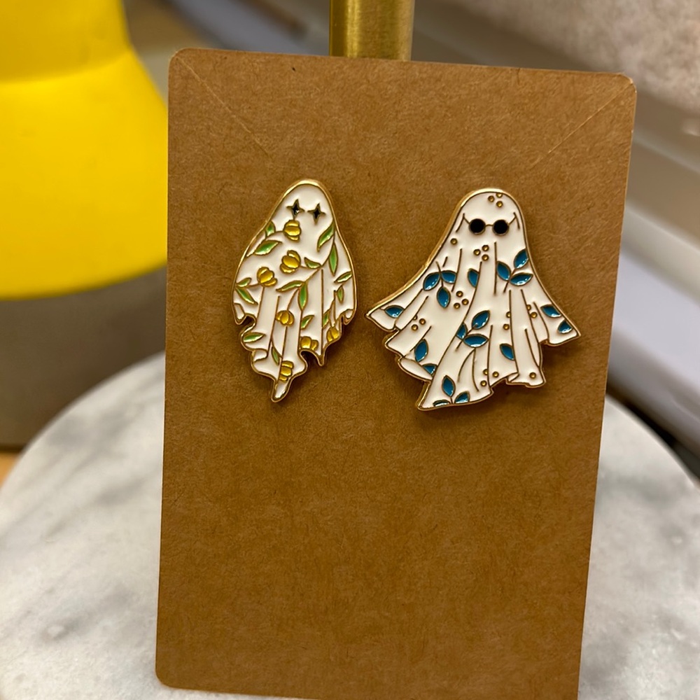 Floral Ghost Pins